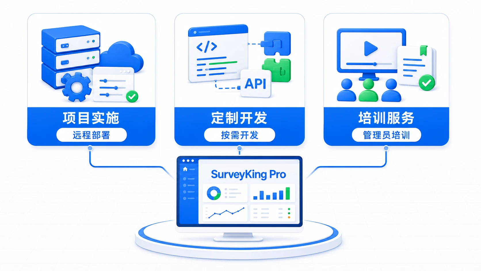 SurveyKing Pro 项目实施、定制开发和培训服务